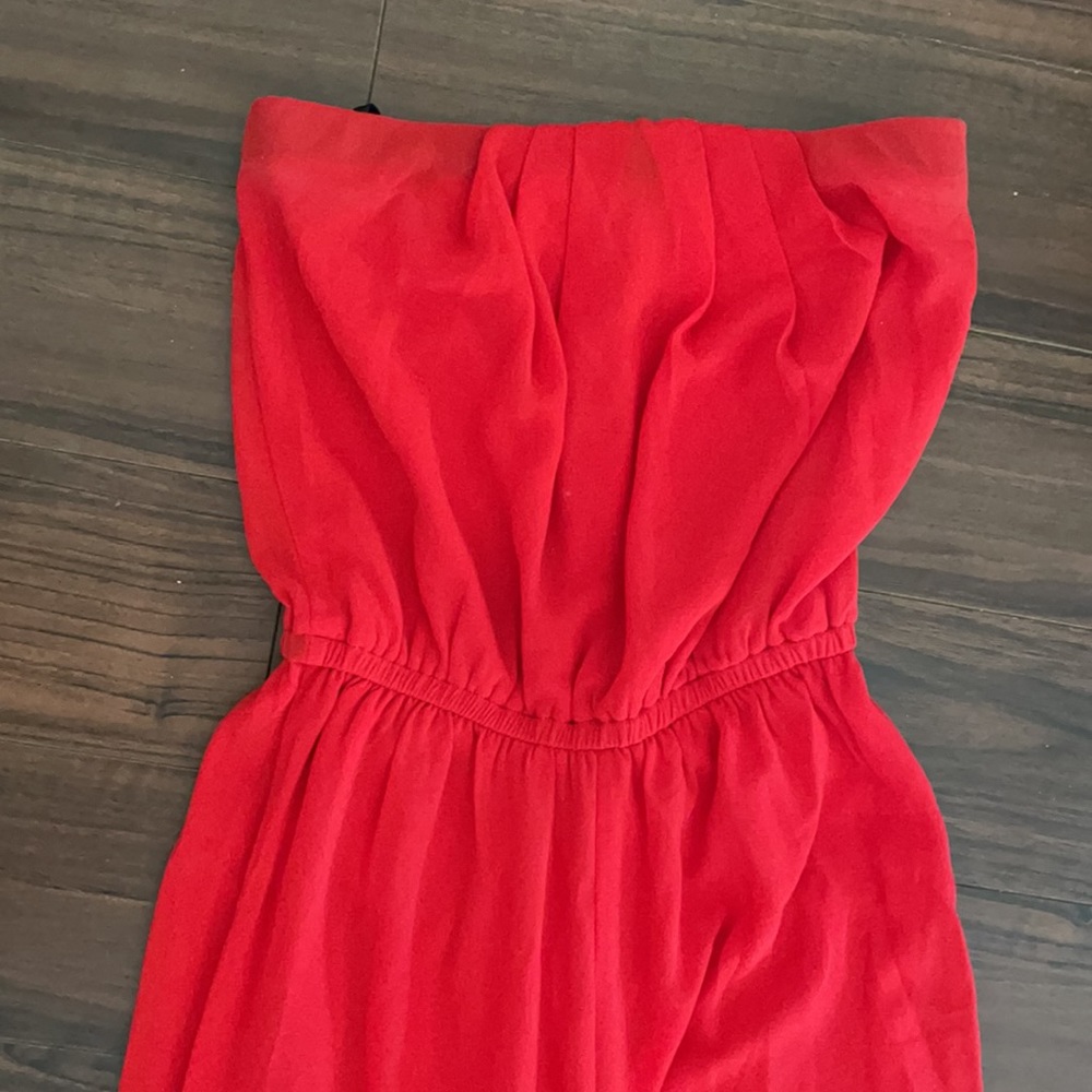 Red Chiffon Jumper